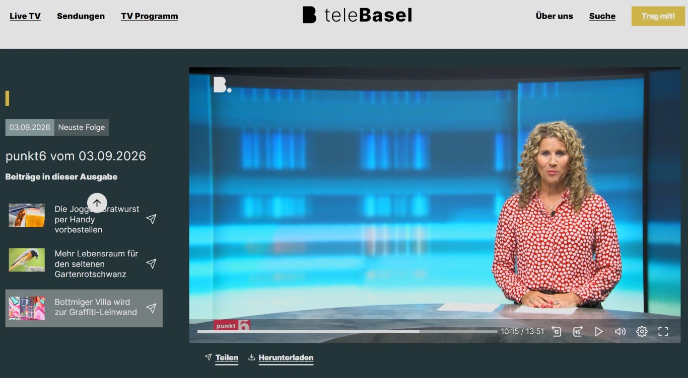 Telebasel Punkt6 Vorschau